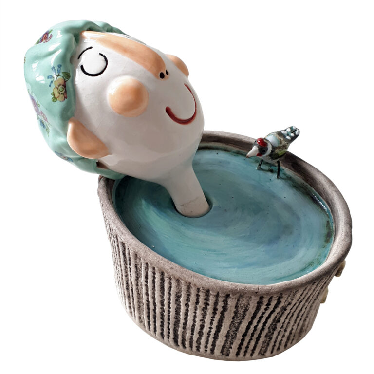 Clare Taylor AKA Curious Clare Designs 2 Bird Bath